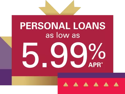 Holiday loan as low as 5.99% APR